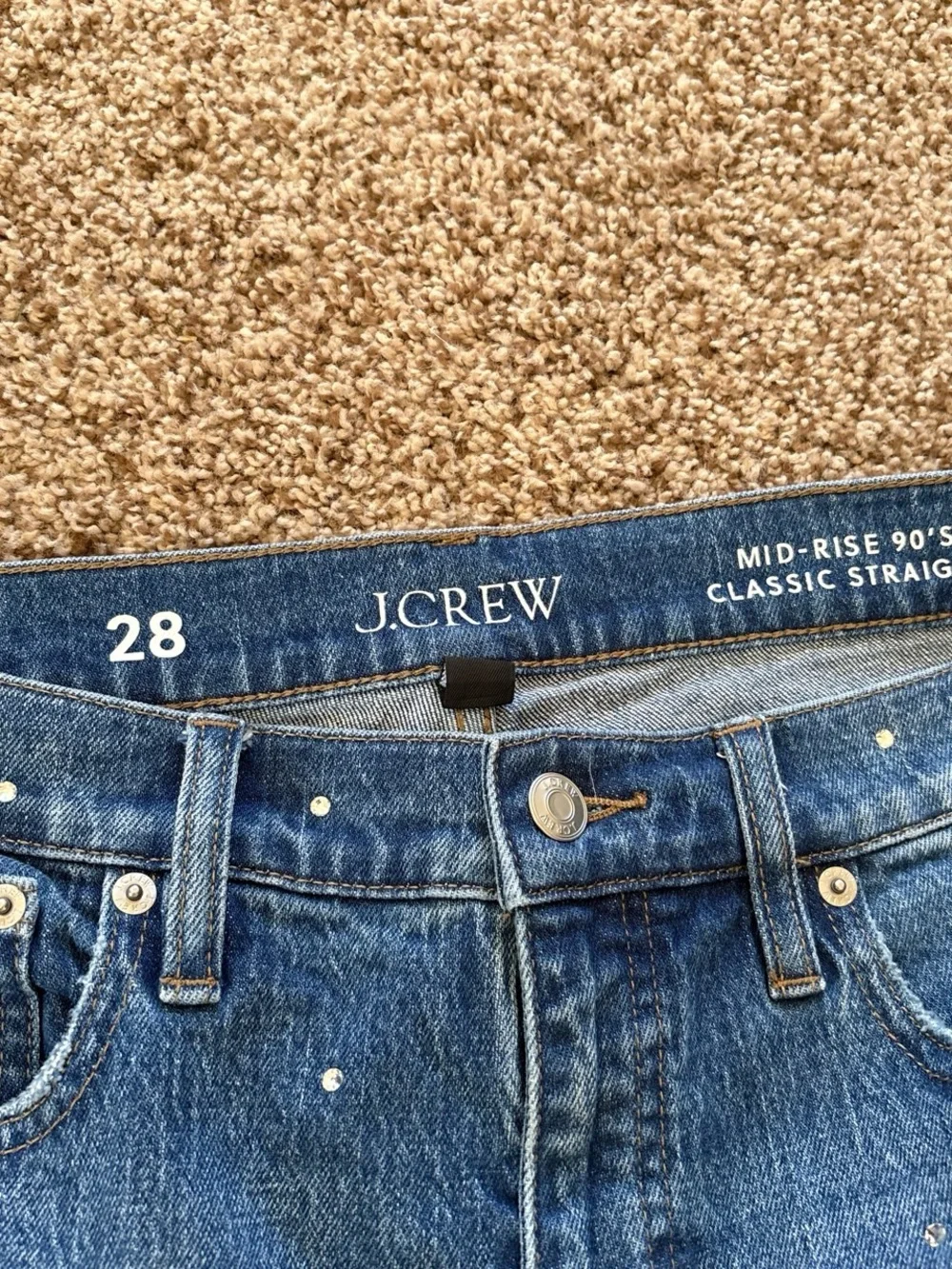 J. Crew Rhinestone Jeans - Picture 4 of 4